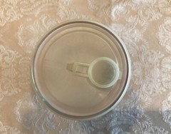 Vtg Libbey Currier & Ives Horse & Buggy Decorated Cocktail Shaker Glass w/Lid