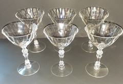 Fostoria Niagara Lot of 6 Liquor Cocktail Goblets 4 oz. 5″