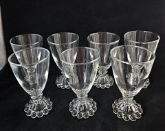 Set of 7 Anchor Hocking Berwick Boopie 4 oz Cordial, Juice, Wine, Glasses 4.5”