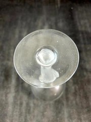 Bayel Crystal Bacchante Frosted Nude Stem Water Goblet