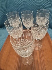 Lenox Crystal Centurion Ice Tea Glass 7 1/2” Very Heavy & Sparkly – 2