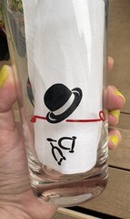 Vintage Derby Race Horse Highball Glasses (8) Equestrian Gear Bowler Hat