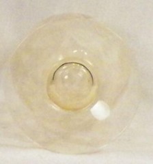 Heisey Old Dominion Footed Tumbler Sahara Yellow 8 oz. 3380 Elegant Glass
