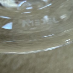 RIEDEL VINUM HOLLOW STEM TASTING GLASSES, Crystal, 6 7/8″, 9 Oz, Austria, 6 pcs