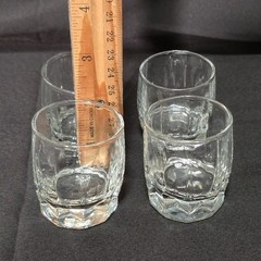 4 pannel shot vodka cordial glasses