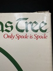 Vintage Spode Christmas Tree All Purpose Wine Glasses Set of 4 In Original Box