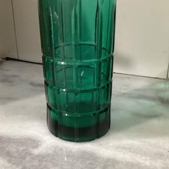 3 Vintage Anchor Hocking Tartan Manchester Tumbler Glasses Dark Olive Green 6″