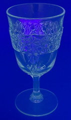 EAPG Daisy & Button Variant Water Goblets – GLOW – Set of 8