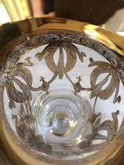 Champagne Flutes Crystal Glasses SC Line Made in Italy Set of 2