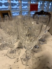 Royales de Champagne Versailles Crystal Wine Glasses Set of 16 France 10+6