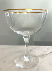 Lenox Mansfield Gold Rim 5 3/8” Champagne Sherbet Perfect
