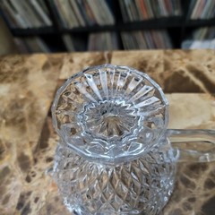 Shannon 24% Lead Crystal Handcrafted Designs of Ireland Gravy Sauce Boat New