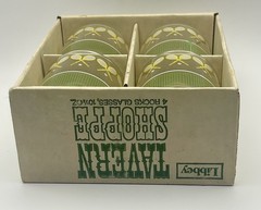 NIB Set of 4 Vintage Libbey J. Scott Tennis Lowball/Whiskey Glasses Barware