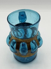Vintage 1960’s Felipe Derflingher Caged Glass Brutalist Tankard Mug