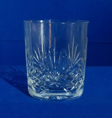 Crystal Clear Industries Essex Old Fashioned Cut Criss-Cross & Fan European