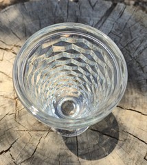 Vintage Indiana Glass Co. – 4 Drinking Glasses – Whitehall Cubist – 12oz
