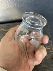 vintage etched glass cordial cocktail set of six Mid Century Barware Glasses