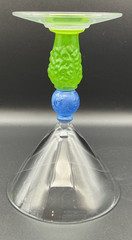 RICHARD JOLLEY 1996 Bombay Sapphire Gin Earth Tiki Man Martini Glass – Set of 5