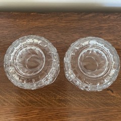Vintage Set of 2 Cristal D’Arques Durand Old Fashioned Whiskey Glasses Classic