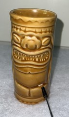 VTG Accoutrements 2001 Tiki Mai Tai Tumblers Set of 4 Multicolor 5.5″H
