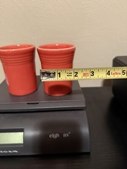 Fiestaware Tumbler Lot Of 2 (TTA) Orange – See Description