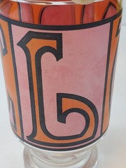 ANCHOR HOCKING LOVE TUMBLERS DRINKING GLASSES SET OF 3 MCM 1970’S