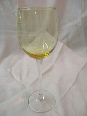 Vintage Lenox Tuscany Seasons Pastel Water Goblet topaz (MM)