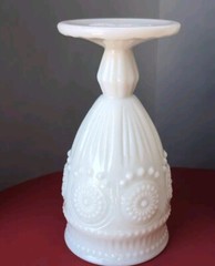 The Pioneer Woman Adeline Snow Goblet Tumblers 2 Chalice Milk Glass White Gibson
