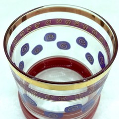 Barware Drinking Glass 1990s Sakura or Sango 8oz Tumbler Vtg Tableware Drinkware