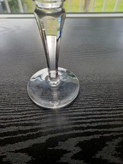 One Atlantis Crystal 8 1/4” Wine Glass Marquise Cut Pattern-Rarely Available.