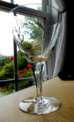 Elmwood by TIFFIN-FRANCISCAN 1960s Water Goblet 6-3/8″