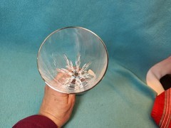 Pair Of Lenox Firelight Platinum 8 5/8″ Water Goblets