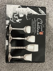 Grand Château Cordials, a set of four cordial glasses in various designs