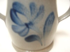 Rowe Pottery Works Childs 2 Handled Drinking Cup