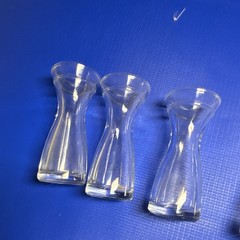 Unmarked 6-Piece Clear Glass Cordial Glass Set – 1 oz Capacity, Glass