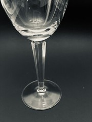 KATE SPADE New York LENOX Pebble Point Polka Dots 6.75” Crystal Wine Goblet Pair