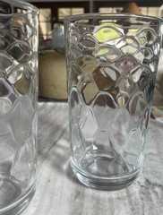 3 Libbey Fish Mermaid Scale Design “Cancun cooler” Tumblers 5.75″ X 3.25″ 16 oz