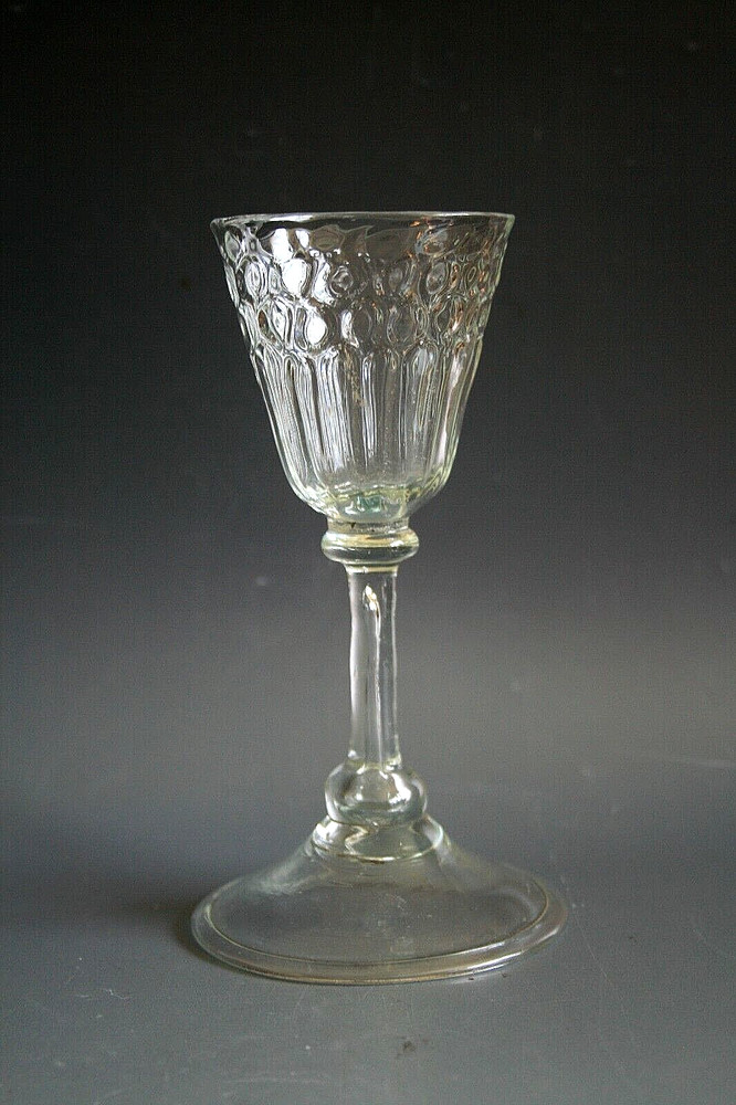 ANTIQUE 18TH CENTURY BELGIAN LIEGE WINE GLASS – CIRCA 1730