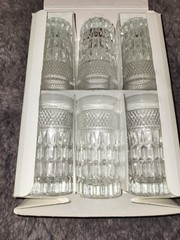Vintage MCM Covetro Italy Long Drink 10.2 fl oz Glasses Set of 6 NIB