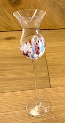 Neiman Marcus Exclusive Confetti Art Glass Cordial Set of 4 Mixed Styles Hungary