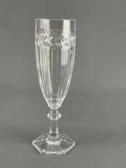 Villeroy & Boch MISS DESIREE Pressed Glass 7 1/4″ Fluted Champagne : MINT