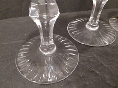 Set Of 6 Lausitzer Cut Pinwheel Crystal Cordials German Democratic Republic