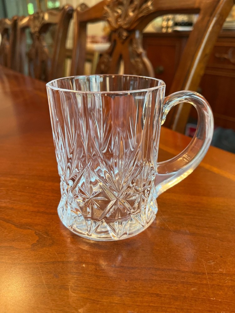 Crystal Mug Cup CRISTAL D’ARQUES DURAND Chantilly Taille Beaugency GORGEOUS !!