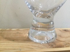 Bohemia Gina Crystal Glass 12 oz Wine/Juice 5.5″h Set of 2 Glasses