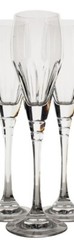 Fleur Fluted Champagne Glass Elegant Crystal Signed Oscar De La Renta Le Grande