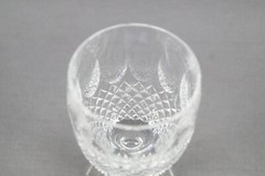 Signed Waterford Colleen Pattern Clear Cut Crystal 4 3/4 Inch Claret Wine Glass