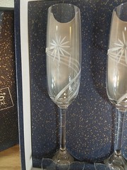 Marquis Waterford Crystal Millennium Celebration Toasting Flutes 2000 Marked New