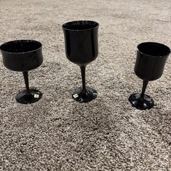 Vintage Black Glossy Forest West Germany Glassware
