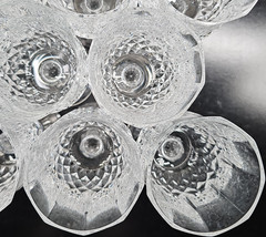 8 Cristal D’Arques Longchamp Water Goblets Set Elegant Crystal Etch Stemware Lot