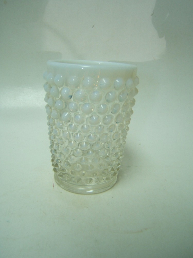 Fenton Hobnail French Tumbler Blue Opalescent 9 oz 4 1/8″ Tall Excellent Cond